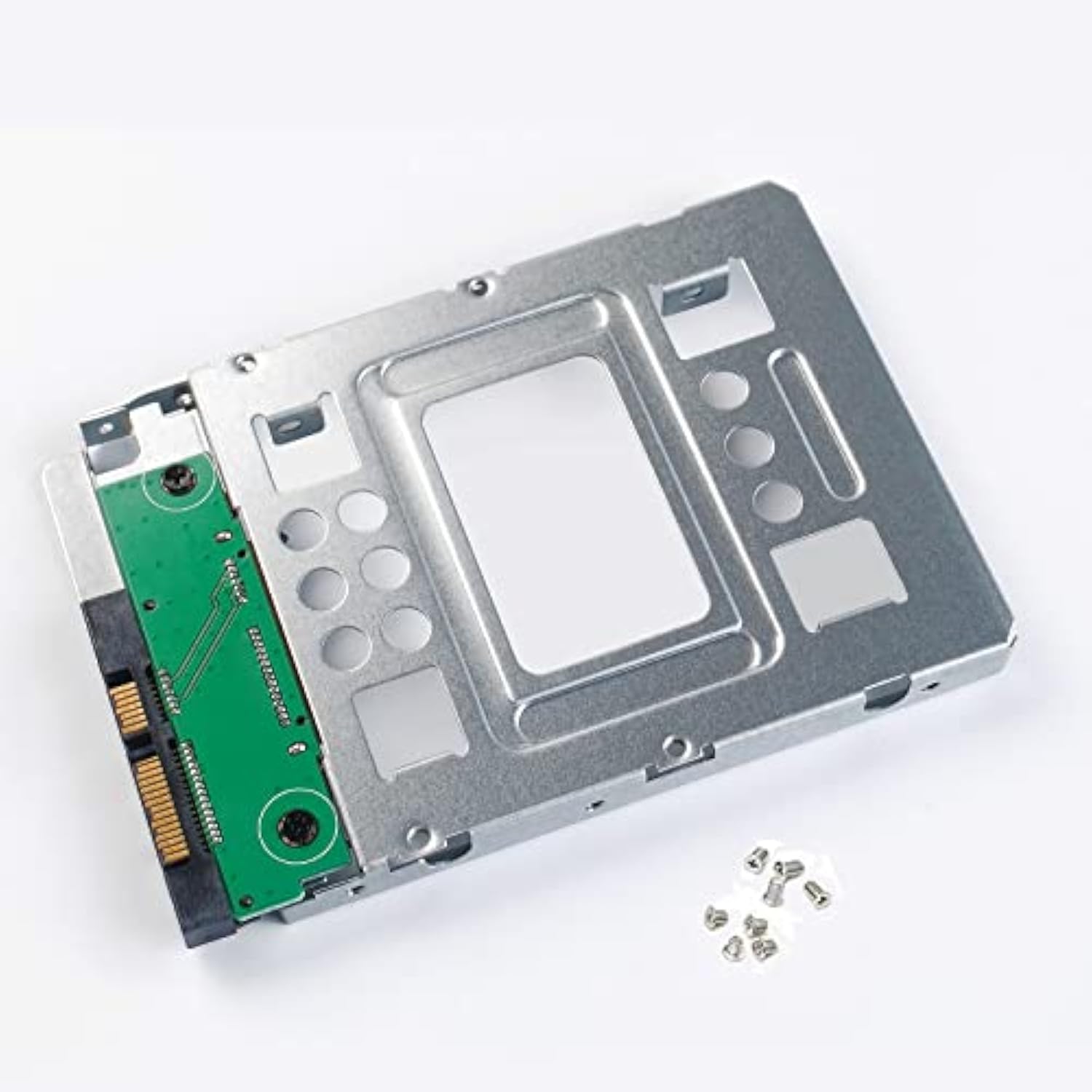 2.5" Ssd To 3.5" Sata Hard Disk Drive Hdd Adapter Caddy Tray Cage Hot Swap Plu