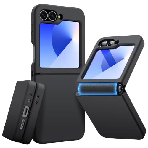 For Galaxy A16 5G Phone Case With 2 Pcs Hd Screen Protector, 360° Rotatable Ring Holder Kickstand Slide Camera Cover Military Grade Protection, Shockproof Heavy Duty For Samsung A16 5G Case, Black