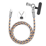 For Iphone Charging Cable 4Ft Cell Phone Lanyards 60W For Iphone Fast Charger Cord Universal Phone Strap Crossbody Charging Cord Multifuctional Phone Charger For Iphone 14 13 12 11 Pro Max Plus