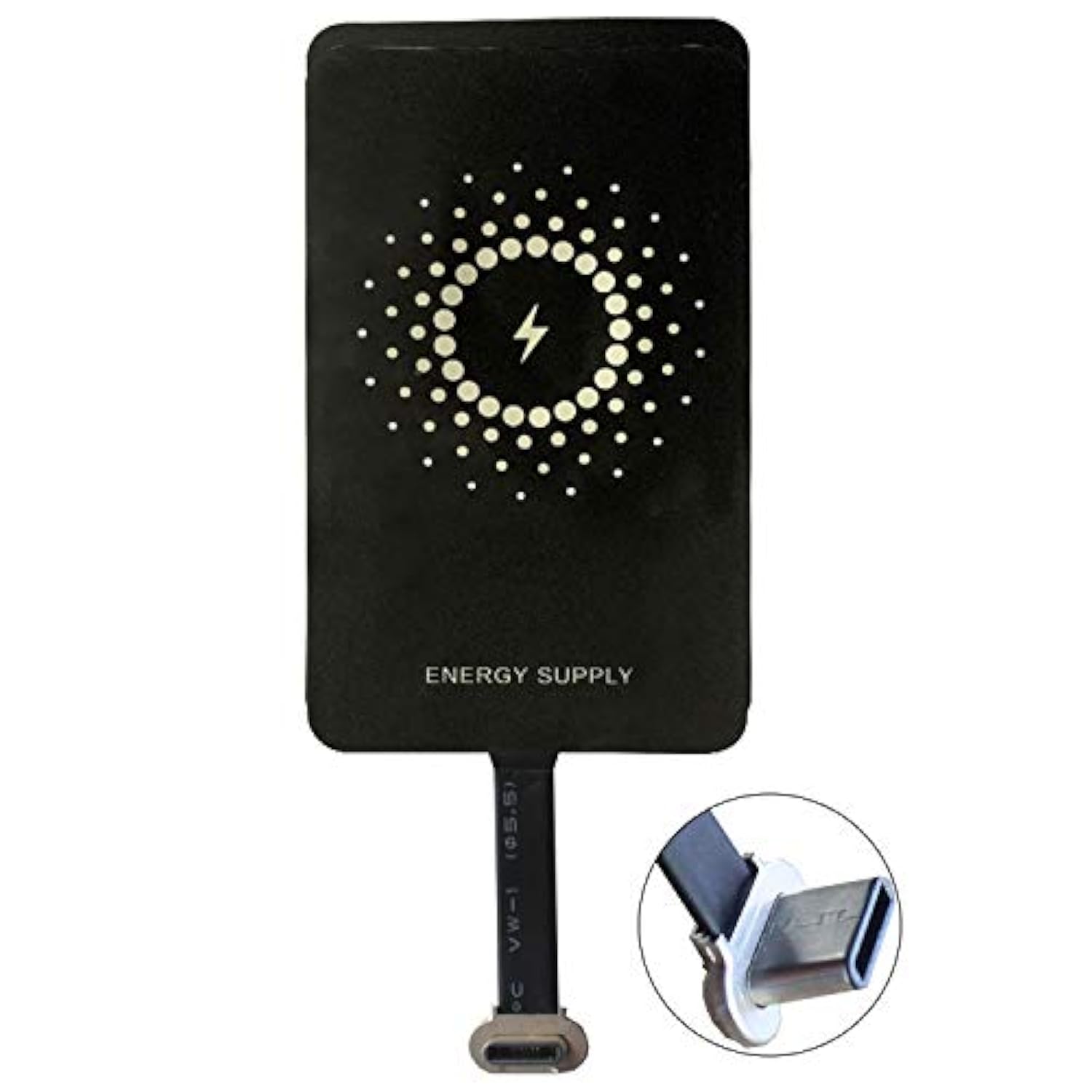 – Type C 1300Ma Magic Tag Super-Fast Qi Wireless Charging Receiver And Adapter Compatible With Google Pixel, Samsung, Lg, And Other Usb-C Android Phones (Long Version, Metal Toothpick)