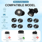 [5 Pairs] Eartips For Google Pixel Buds Pro 2 (2024), Silicone Sport Ear Tips, Anti-Slip Replacement Eartips Kit For Pixel Buds Pro 2, Fit In The Charging Case (Black*5)