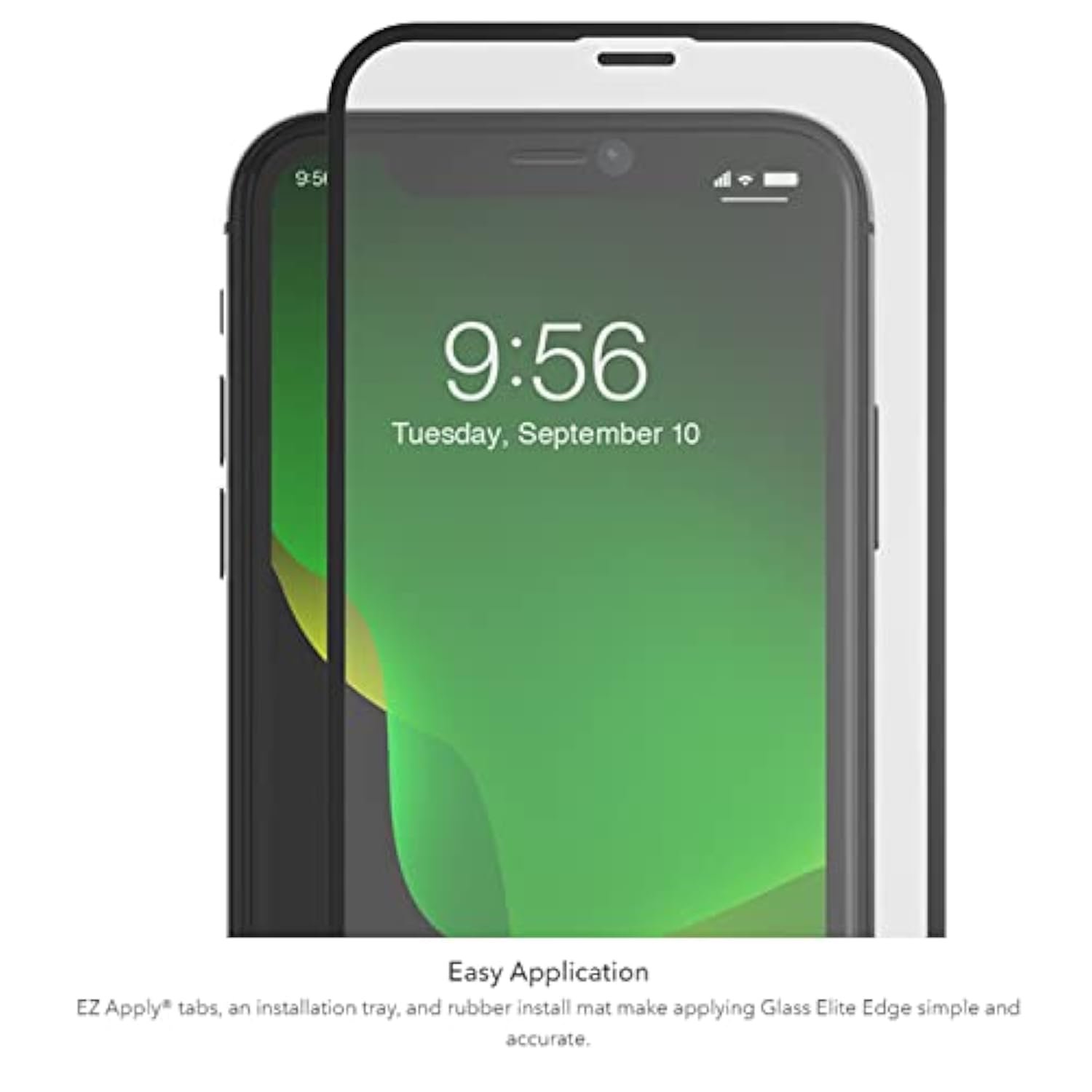 ZAGG InvisibleShield Glass Elite Edge Screen Protector for iPhone 11 and iPhone XR – Tempered Glass, Smudge-Free ClearPrint, Extreme Shatter, Impact and Scratch Protection
