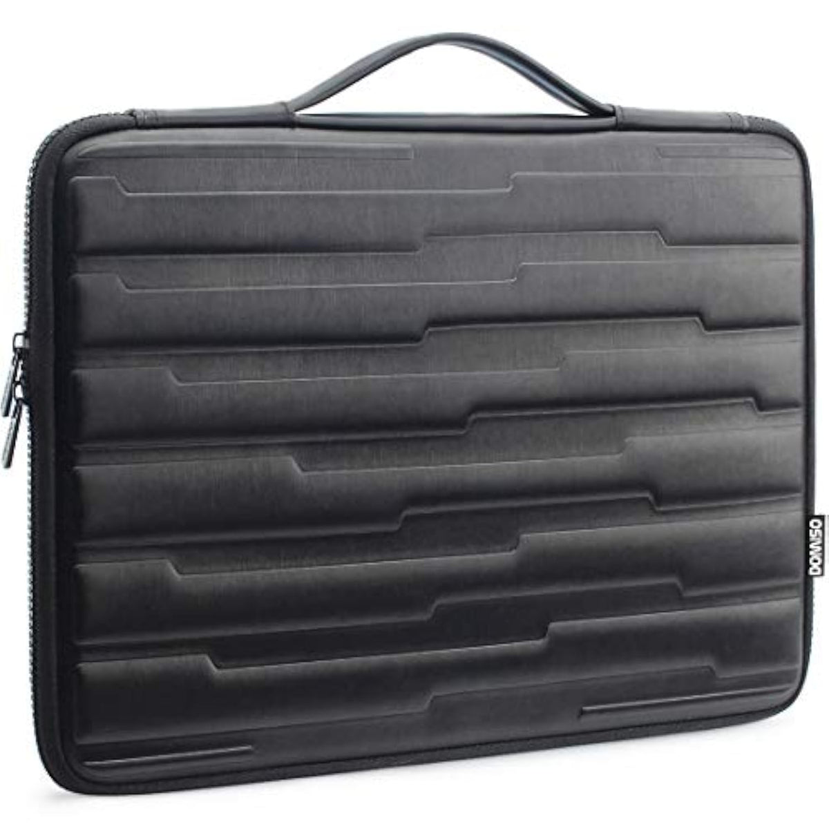 15.6 Inch Shock Resistant Laptop Sleeve With Handle Protective Case Compatible With 15.6" Lenovo Ideapad 520 / Dell Inspiron 15 3000 3573 / Hp/Asus/Acer Computer, Black
