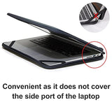 Laptop Sleeve 14 Inch Foldable Slim Case Lightweight Bag Notebook Computer Carrying Flip Cover (Black)