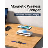 135W Usb C Charging Station, 7-In-1 Magnetic Wireless Usb Charger Station With Pd 45 Fast Charging & 10W Wireless Charger For Phone 13 12 Ipad Samsung Laptop And More
