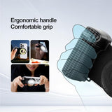 Magnetic Selfie Ring Light Phone Camera Grip Handle with Wireless Bluetooth Remote Control Portable Rechargeable LED Fill Light for Magsafe