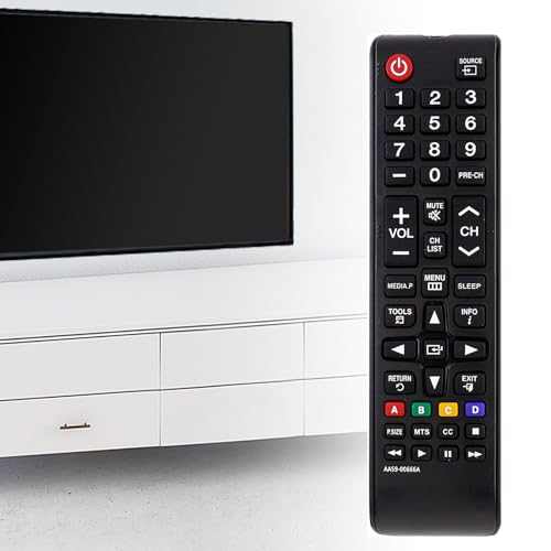 AA59-00666A Replaced Remote fits for Samsung TV UN32EH4003V UN40ES6003F LH32HDBPLGA UN32EH4003FXZA UN39EH5003FXZA UN60EH6003FXZAHH01 H32B H40B H46B