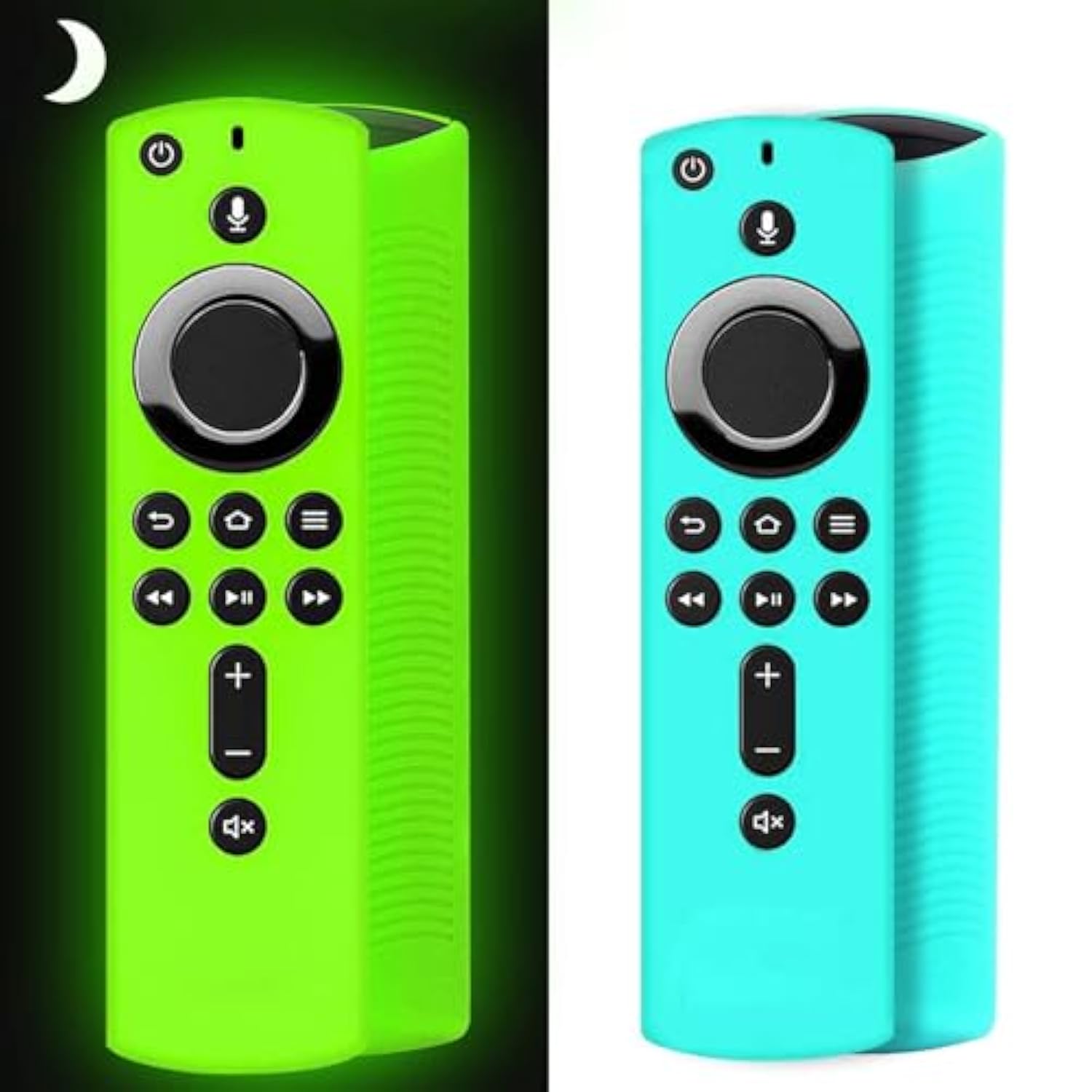 2 Pack Firestick Silicone Remote Cover for 4K Fire TV Shockproof Case