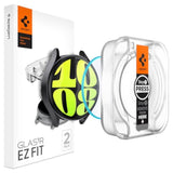 Spigen Tempered Glass Screen Protector [GlasTR EZ FIT] designed for Galaxy Watch 7 (44mm) - 2 Pack