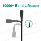 8.2Ft 2 Prong Ac Power Cord Replacement For Jbl Partybox Party Box 310 110 1000 300 710 200 100 Speaker Power Cord Cable