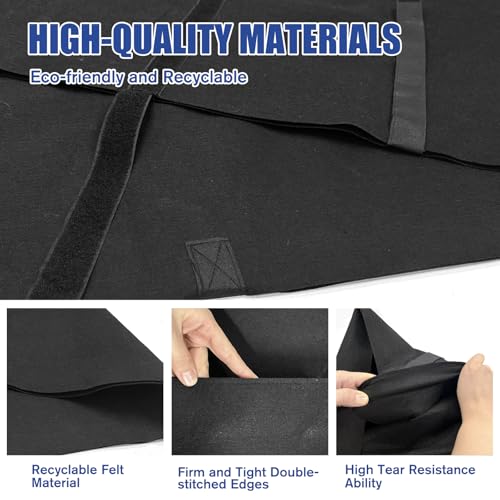 TV Cover Moving Dust Anti-Scratch TV Screen Cover Fits 50"-55" TV with Bottom Strap for Protection TV Moving Home Renovation Pet Scratch or Other