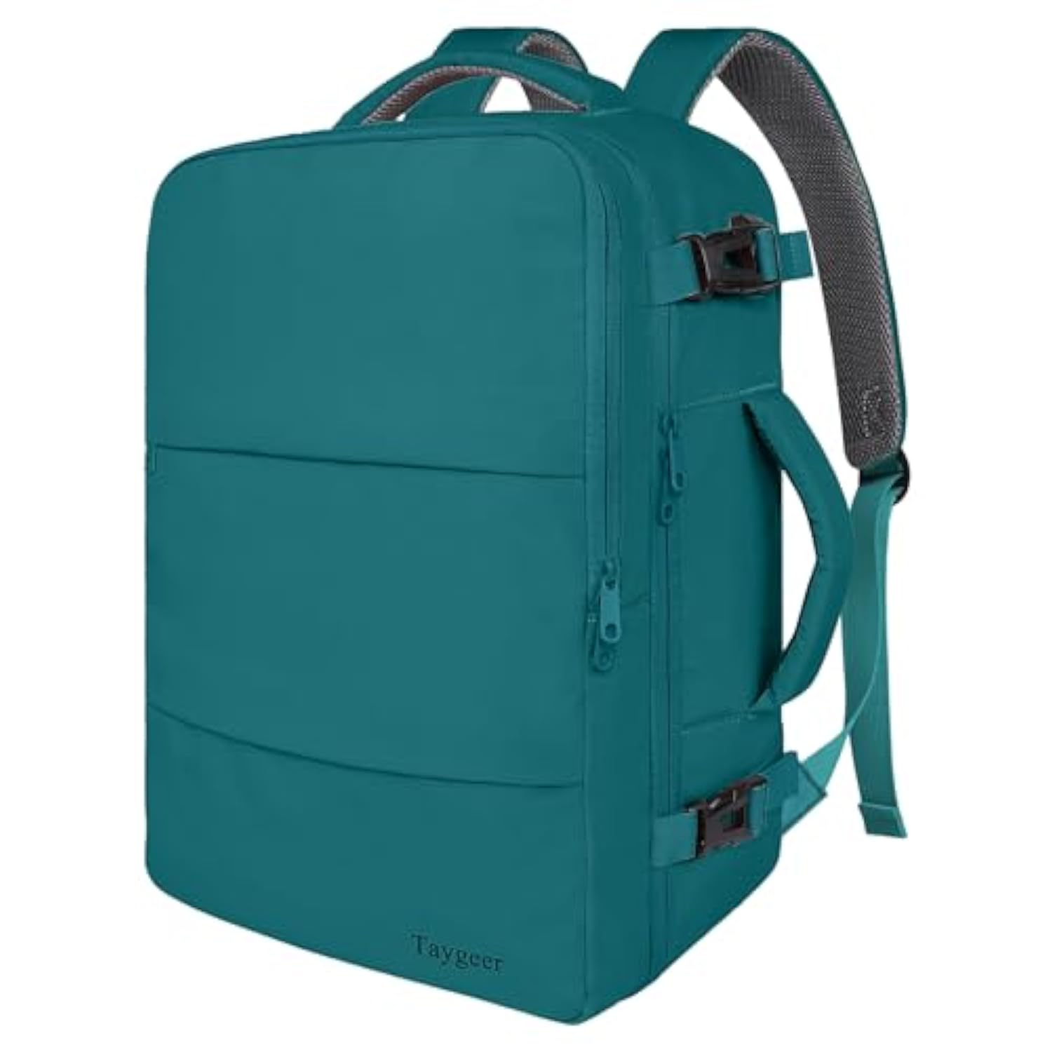 Carry On Backpack For Men Women, Luggage Laptop Backpack For Airplane Travel With Usb Charging Port, 35L Water Resistant Gym Weekender Bag For College Gift, Peacock Blue