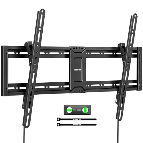 Heavy Duty Tilting TV Wall Mount for 43-95 Inch TVs, 200 lbs Capacity, 1.65" Slim Low Profile Wall Bracket, Max VESA 800x400mm Fits 16"/18"/24"/32"