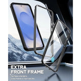 Guardian Magpro Case For Galaxy S25 5G 6.2" (2025), [20Ft Mil-Grade Drop Tested] Built-In Screen Protector [Work With Fingerprint Id] Full Body Shockproof Rugged Clear Case, Black/Clear