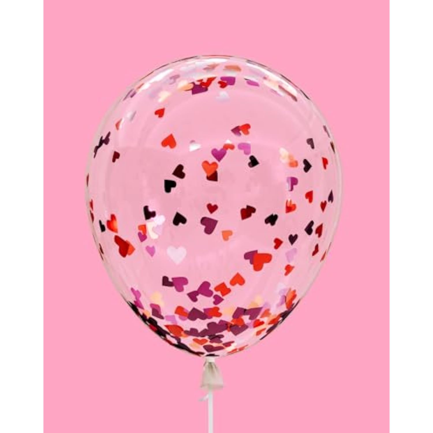 Valentine'S Day Pink + Red Heart Confetti Latex Balloons - 24 Pk, 12" | Vday Decorations, Galentines, Be Mine, Candy Heart, Birthday Supplies, Bachelorette Party, Baby Shower, Xoxos