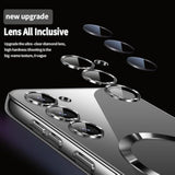 For Samsung Galaxy S25 Case Clear,Magnetic Galaxy S25 Case [Compatible With Magsafe],With Screen Protector & Camera Protection For Shockproof Cover Samsung S25 Phone Casas-Purple