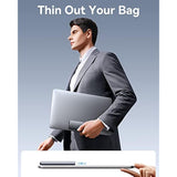 Baseus 65W Flat Wall Charger, 2 Port Ultra-Slim USB C GaN Charger with Foldable Plug for MacBook, iPhone 16/15/14/13/12/11/Pro Max/XS/XR, Samsung, iPad, Steam Deck with Charging Cable