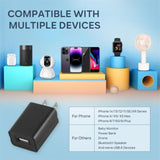 Wall Charger Cube 5V1A Usb Power Supply Charging Block Universal Wall Plug Brick Portable Travel Fast Charger Power Adapter For Iphone, Samsung Galaxy, Lg (Black)