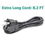 8.2Ft Power Cord Replacement For Lifepro Rumblex 4D Turbo 3D Waver Press Vibration Plate Exercise Machine 3 Prong Power Cord Ac Cable