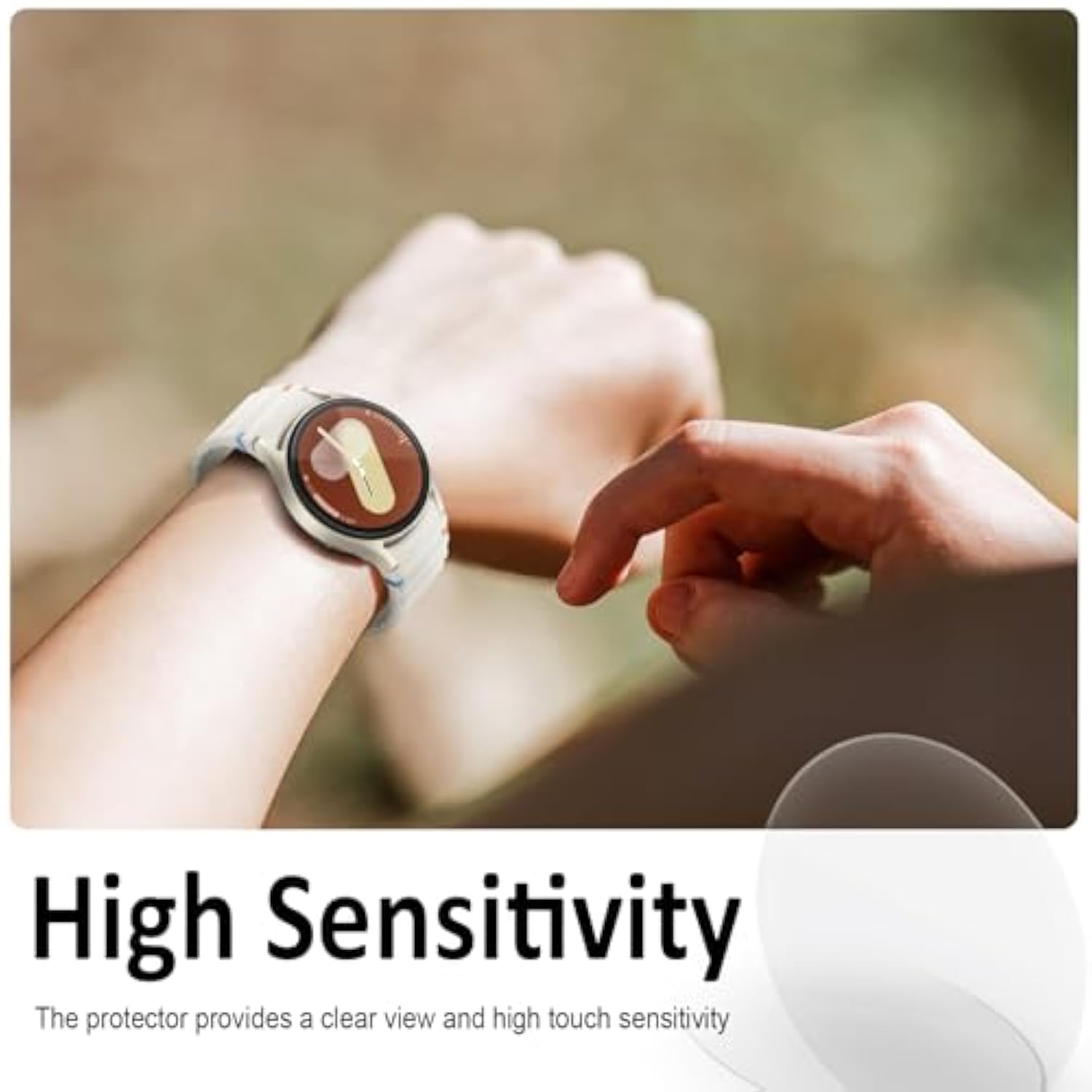 4 Pack Samsung Galaxy Watch 7 Screen Protector Smart Watch Screen Protectors For Galaxy 7 40Mm, Samsung Watch Accessories For Galaxy Watch 7/6/5/4 40Mm(Not For Others Models)