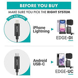 Edge-DI Wireless Lavalier for iPhone - Perfect Compact Lav Mic for Smartphone Gimbal Stabilizer - Great for Vlogging, Filming, Teachers, and More -