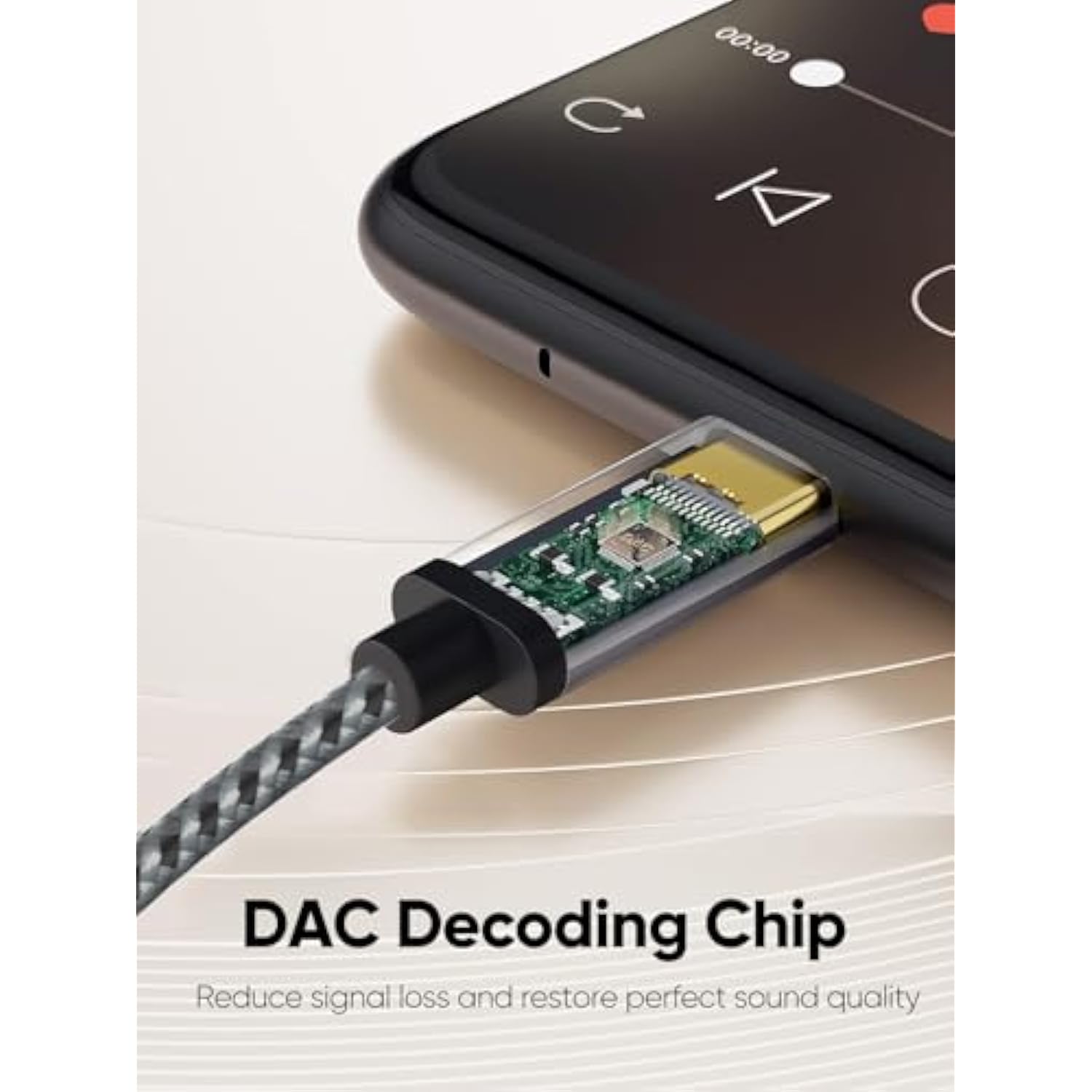 CableCreation USB C to 3.5mm Audio Cable with USB Charging Cable, Car Aux Cable, Type C to Aux Jack Headphone Car Stereo with 18W Charge for iPhone 16 15 Pro Max Plus, Galaxy S24/S23+, Pixel 9/8/7+