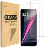 [3-Pack] Designed For T-Mobile (Revvl 6 Pro 5G) / Revvl 6X Pro 5G [Tempered Glass] [Japan Glass With 9H Hardness]