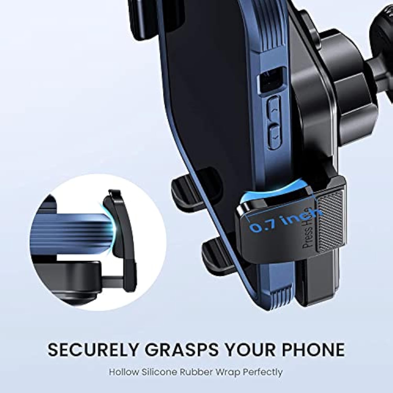 Thick Cases Friendly Air Vent Clip Cell Phone Holder for Smartphone & iPhone