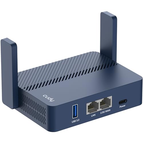 Tr3000 Pocket-Sized Wi-Fi 6 Wireless 2.5Gb Travel Router | Wifi Router | Openvpn, Wireguard, Connect To Public & Hotel Wi-Fi Login Page, Rv