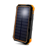 24,000 Mah Fast Charging Solar Power Bank, Portable Solar Charger External Battery Bank | Led Flashlight, Ip67 Waterproof, Dustproof, Shockproof For Camping, Travel & Emergency Use
