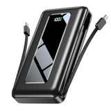 Portable Charger, 50000mAh Travel Camping Essential Power Bank with Built-in Cables, PD 22.5W Fast Charging, Large Capacity Portable Phone Charger