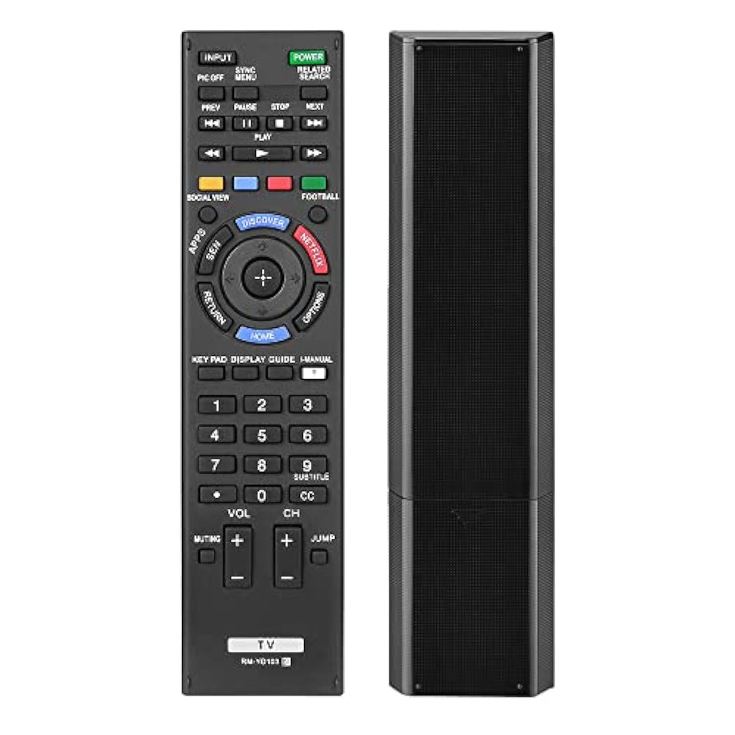 Universal TV Remote for Sony Bravia RM-YD102 RM-YD103 HDTV LCD LED 3D