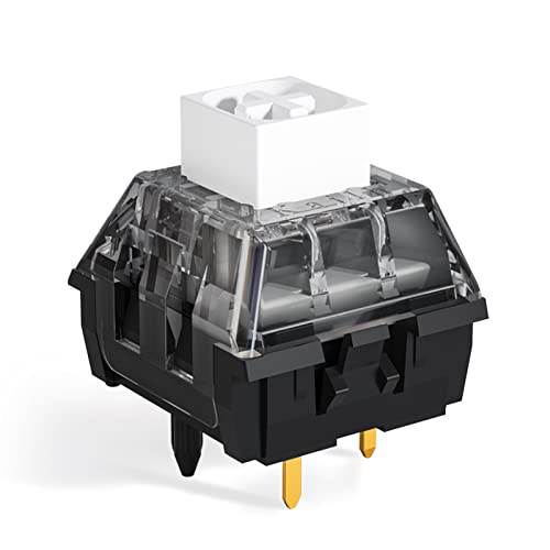 Kailh Box White V2 Switch For Mechanical Gaming Keyboard, 5 Pin Clicky Switch Box V2 White,72Pcs