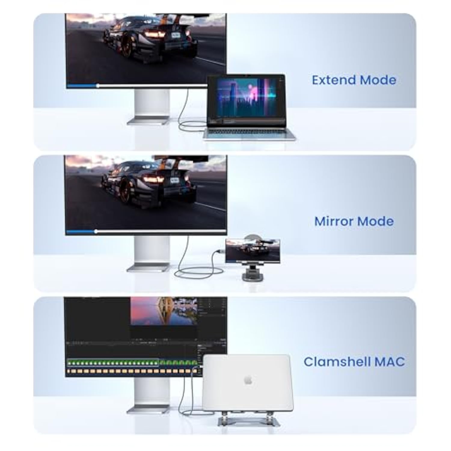 Usb C To Hdmi Cable 4K 6Ft 2Pack [Anti-Interference Gold-Plated Plugs] Aluminu