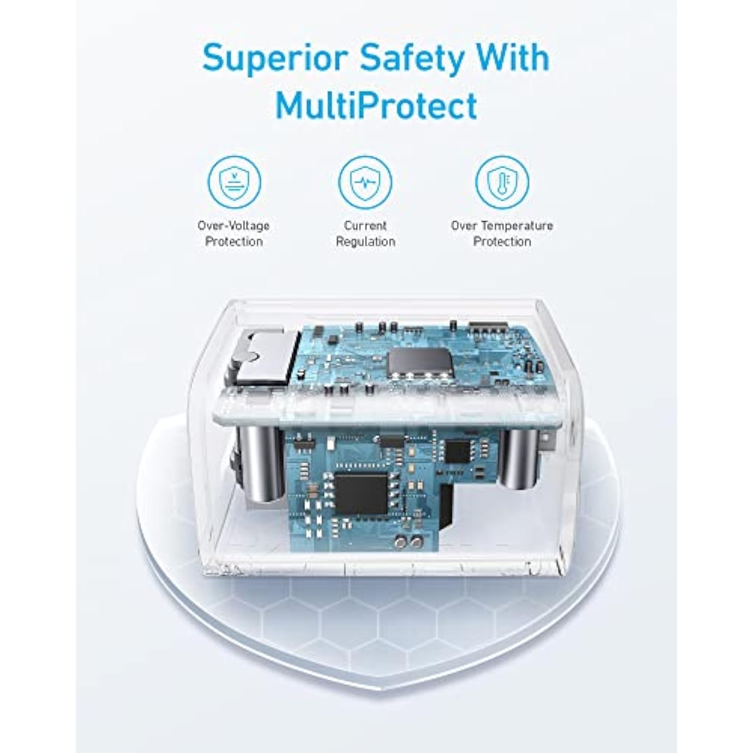 Anker 312 30W USB-C Charger, Charger Compact Foldable Design, 2-Pack 30W Fast Charger iPhone 14/13/12 Series, Samsung S23, MacBook Air, Pixelbook, iPad Pro, More (Cable Not Included) White