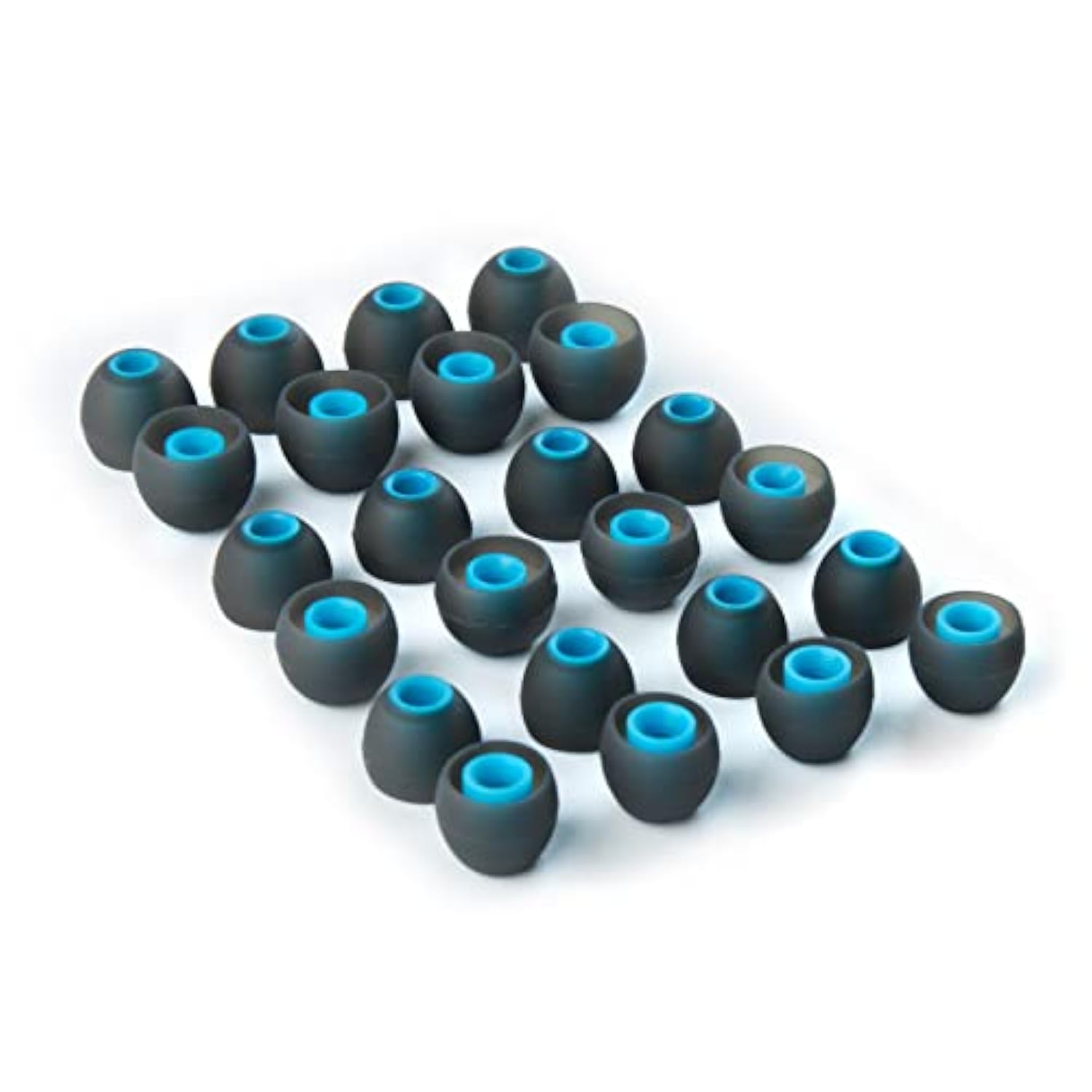 Silicone Sound-Isolating Eartips 12 Pairs/24 Pieces -S/M/L Earmuffs Comfortable Noise Canceling Eartips
