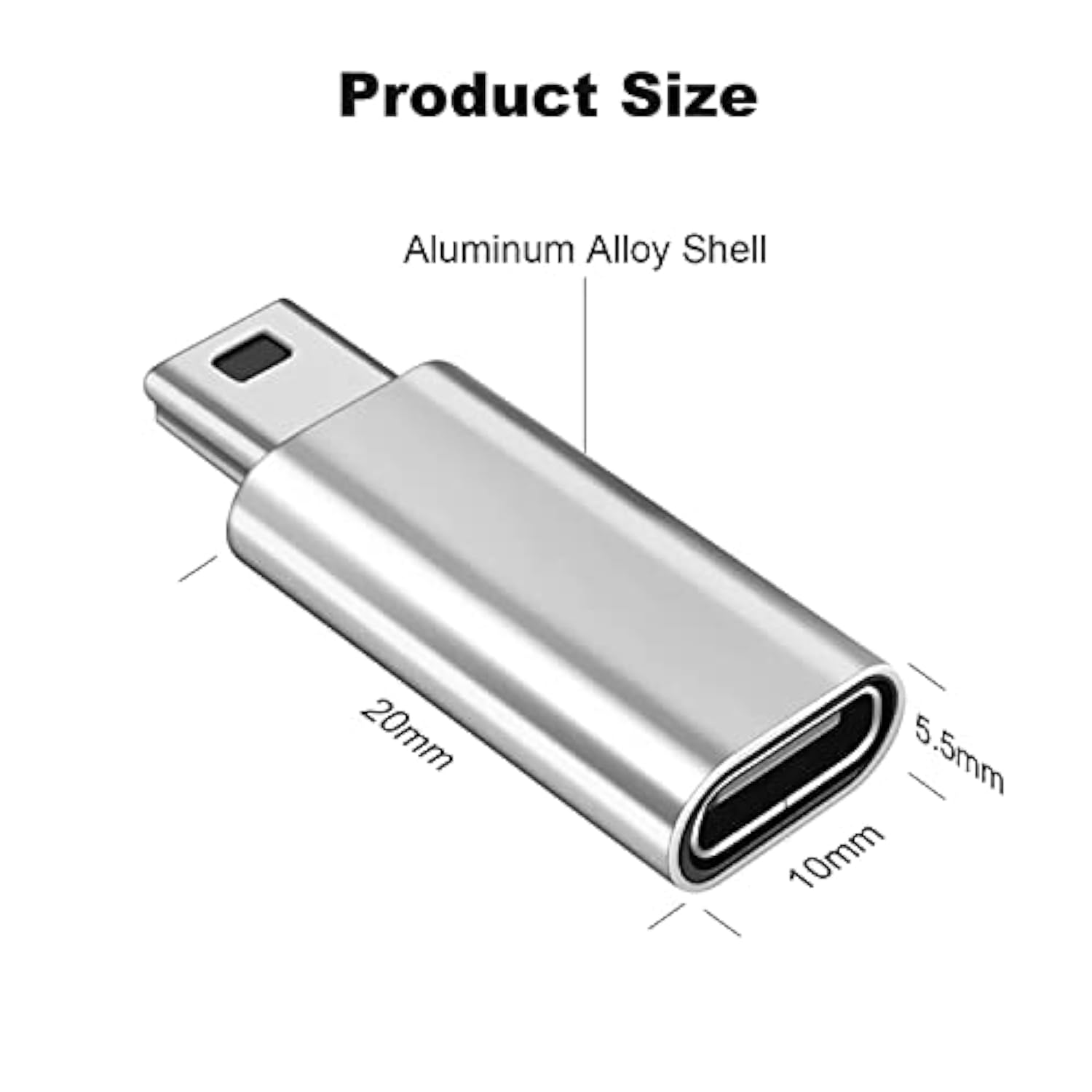 Mini Usb 2.0 To Usb C Adapter (4 Pack), Usb Type C Female To Mini Usb Male Con