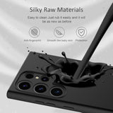 Silicone Case For Samsung Galaxy S25 Ultra, Durable And Stylish Drop Tested Soft Silicone Gel Rubber Slim Fit Shockproof Protection Phone Cover For Samsung Galaxy S25 Ultra (Black)