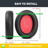 Replacement Earpads Cushion Compatible With Anker Soundcore Life Q10, Q10Bt Headphones Premium Ear Pads With Softer Protein Leather/Memory Foam