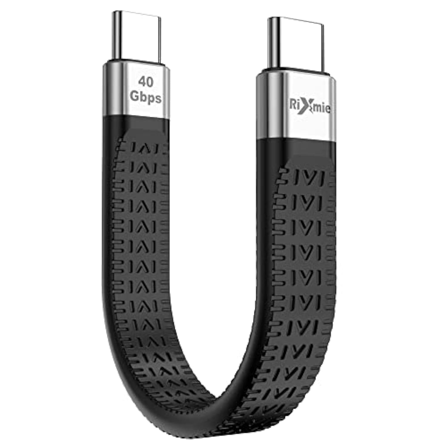 Short Usb C Cable, 40Gbps Usb4 Cable Compatible With Thunderbolt 4/3 Interface, Usb C To Usb C Cable Supports 8K Display.