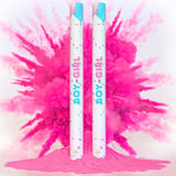 24” X-Large Gender Reveal Powder Smoke Bombs Cannon Poppers | 2 Pink Poppers | Biodegradable | Gender Reveal Smoke Bombs Extinguisher Alternative | Gender Reveal Party Decorations |
