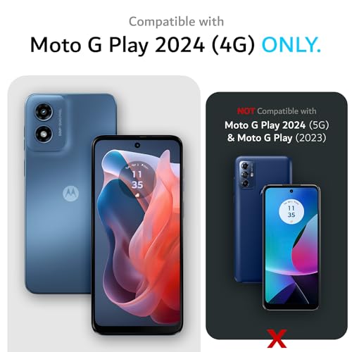 Merge [Military Grade] Designed for Motorola Moto G Stylus 5G 2024 Case - [Drop Tested] Dual Layer Shockproof Slim Tough Heavy Duty Protective Phone