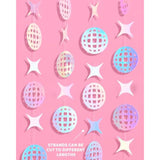 4pcs Iridescent Disco Sparkle Hanging Garland 12ft Bachelorette Party Decor