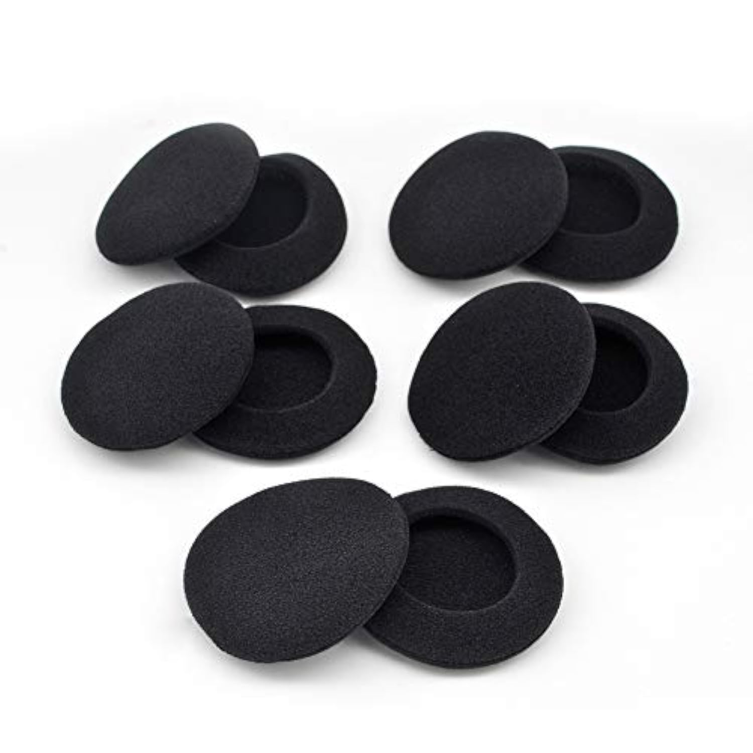 5 Pairs Ear Pads Sponge Ear Cushions Replacement Covers Foam Pillow Earmuffs Compatible With Sony Mdr-023 Walkman Headset Headphone
