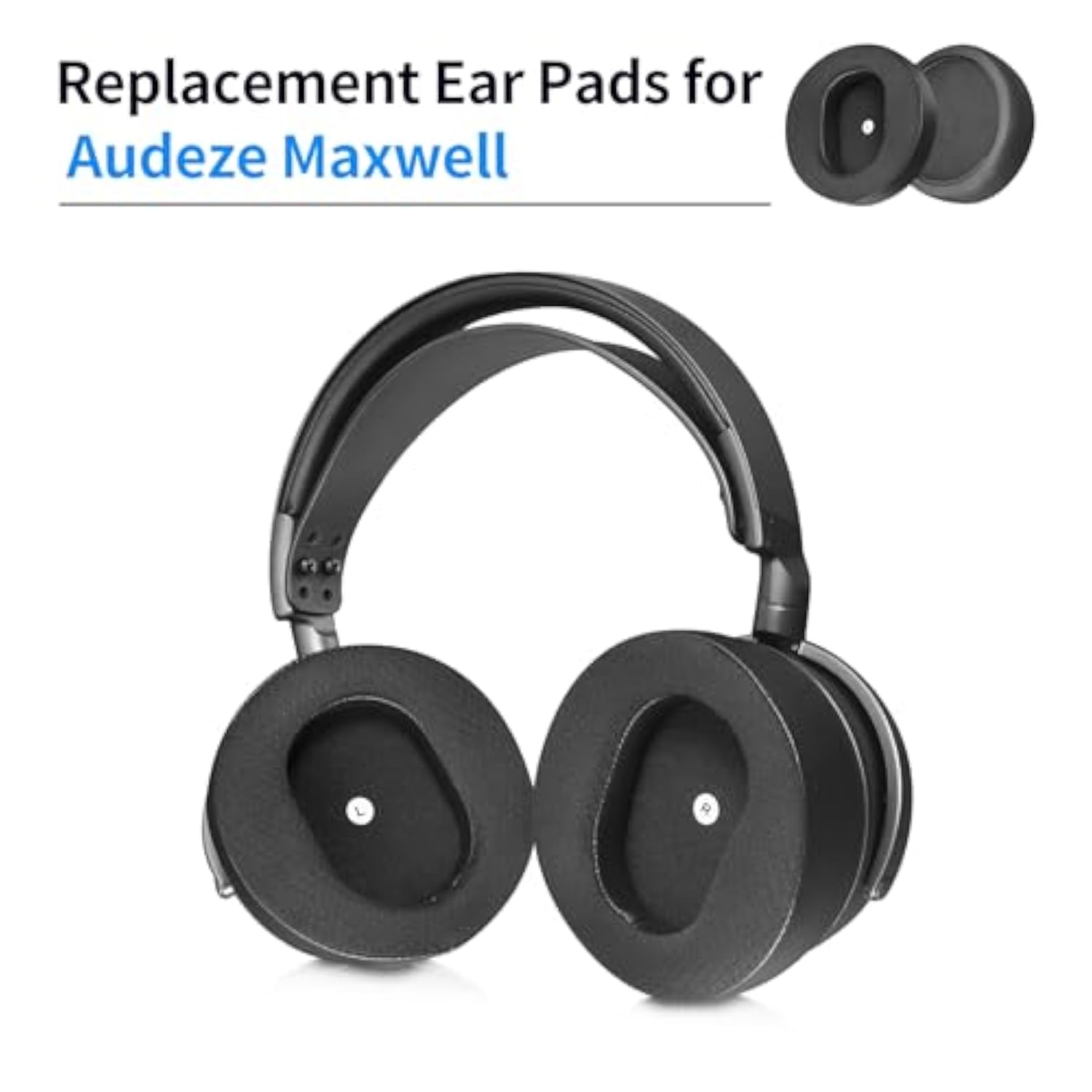 Cooling Gel Replacement Earpads For Audeze Maxwell Headphones Cushions (Breathable Mesh)