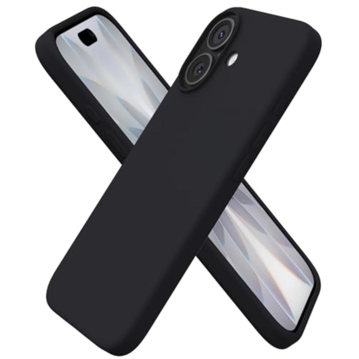 Slim Liquid Silicone Case for iPhone 17, Black