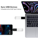 10-Piece Type C Adapter Kit, Compatible With Micro Usb/Type C/Usb Otg Adapter, Travel Case With And Carabiner, Includes Usb Type C Cable