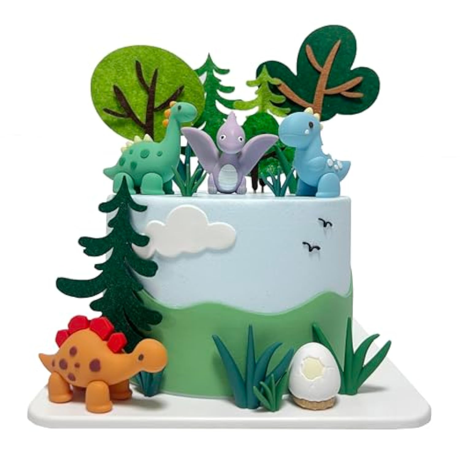 Dinosaur Cake Toppers, 3D Dinosaurs Cake Toppers For Kids, Cake Topper For Dinosaur Themed Party, Dinosaur Baby Shower