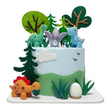 Dinosaur Cake Toppers, 3D Dinosaurs Cake Toppers For Kids, Cake Topper For Dinosaur Themed Party, Dinosaur Baby Shower
