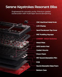 Cherry X Pixiu 98 8Khz Esports Gaming Mechanical Keyboard, 8000Hz Polling, Mx2A Red Switches, Tri-Mode Bluetooth/2.4G/Usb-C Wired, Hot-Swap Gasket Custom Keyboard With Knob, Pbt, Rgb Backlit